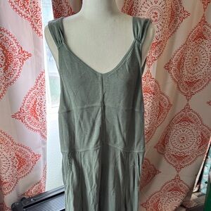 Sage Green Sleeveless Dress